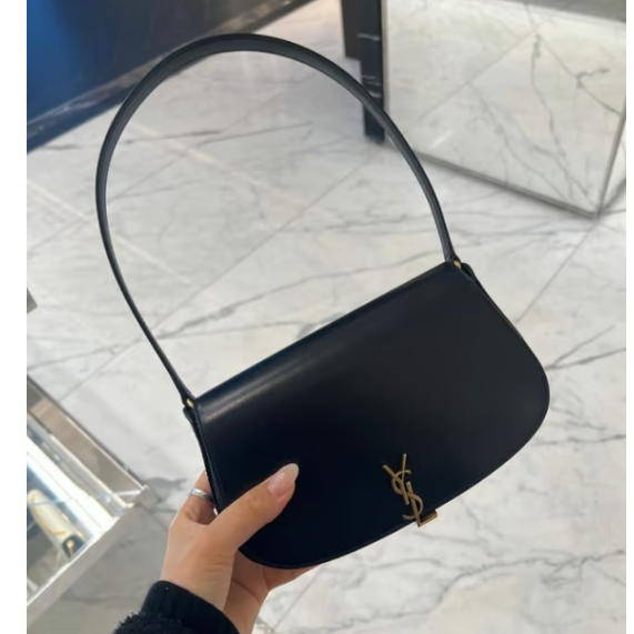 YSL 입생로랑  VOLTAIRE MINI 하프문 숄더백