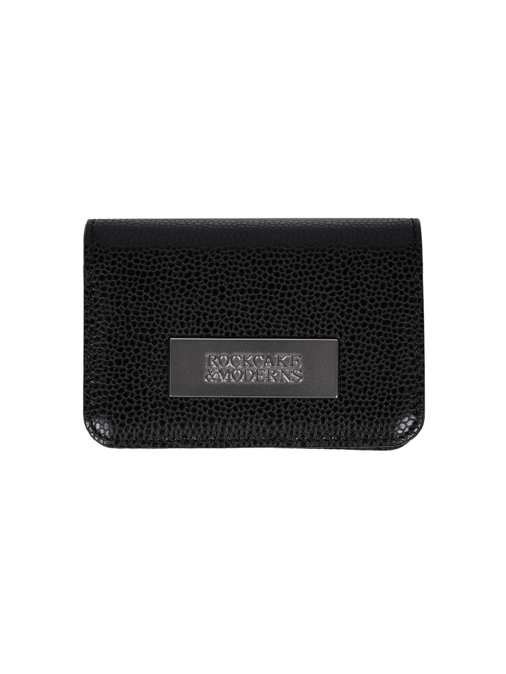 ◆ROCKCAKE◆ Nickel Card Wallet Black RC24AC00800 Nickel Card Wallet - Black : 락케이크 Rock Cake