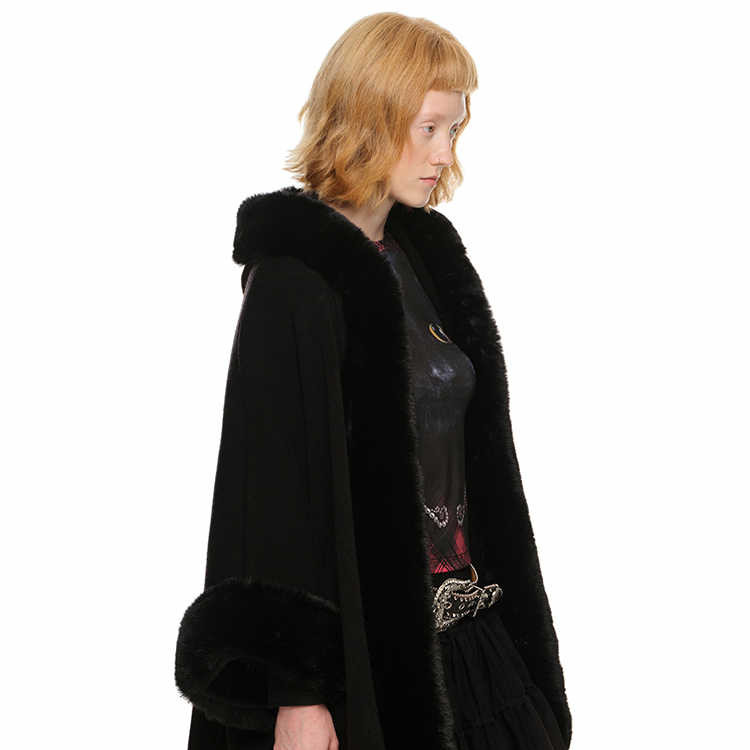 公式【1JINN STUDIO】Gradient Wool Eco-Friendly Fur Coat 1JINNSTUDIO Gradient eco-friendly fur coat : 유스키트 YOUTHKIT