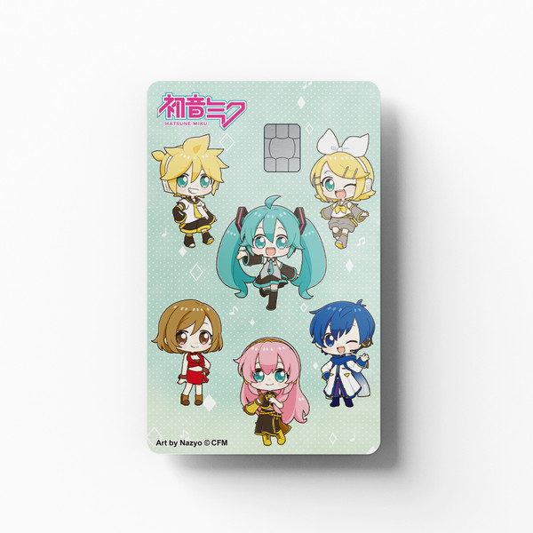 初音ミク パーカー クレジットカード Martercard ポイント交換限定 初音ミクコラボカードが誕生！2種類の可愛い描き下ろしイラスト