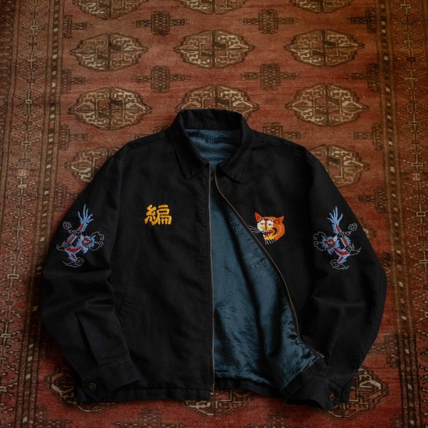 ア*ん様 CALEE TWILL SOUVENIR JACKET Nam Souvenir Jacket (Washed) : Binders | 바인더스
