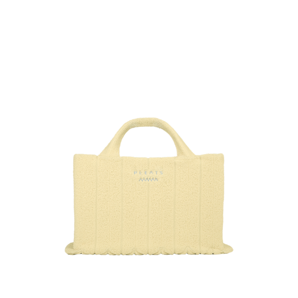 POODLE OVERSIZED TOTE BAG IVORY : PLEATSMAMA: Sustainable