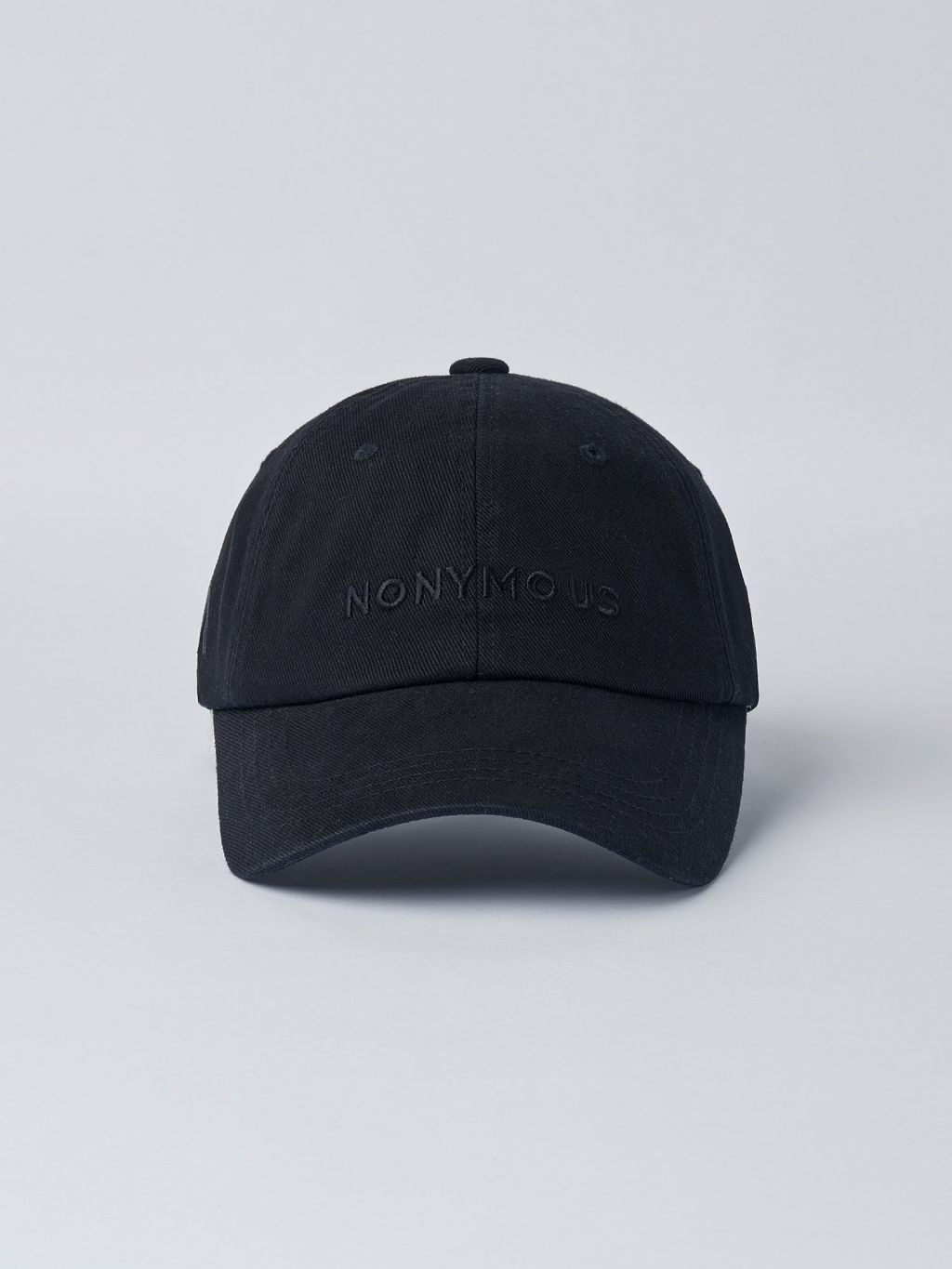 ★NONYMOUS AA★ NEW ICONIC BIO CAP 리오더1차_NONYMOUS AA Iconic Cap - BLACK (AANHBC0021BK