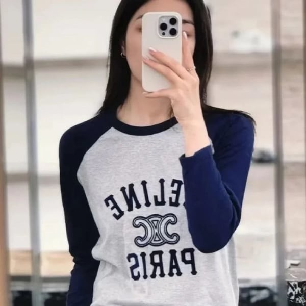 CELINE 셀린느 24 트리옹프 플로킹 롱슬리브