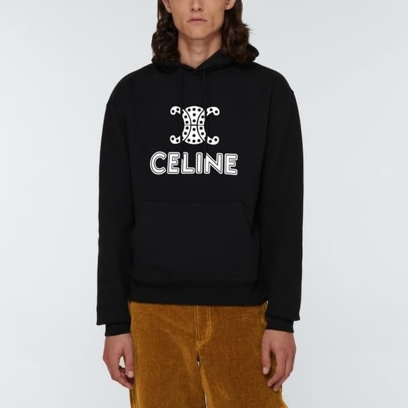CELINE 셀린느 펀칭 로고 후드티 맨투맨