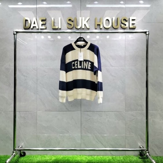 CELINE 셀린느 로고 니트