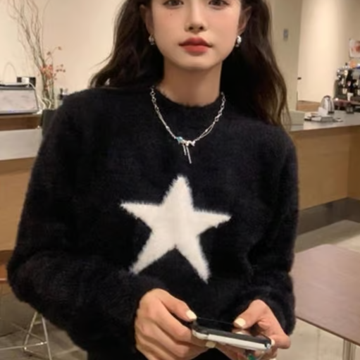 DIOR 디올 앙고라 스타 니트