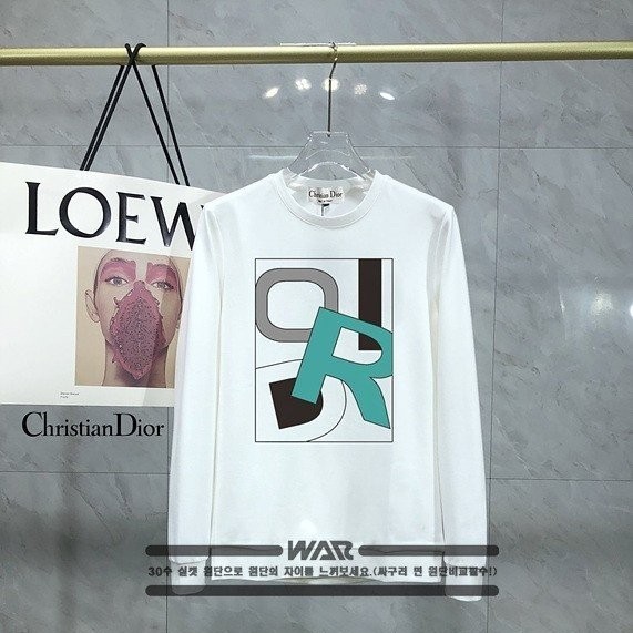 DIOR 디올 박스 밍크양기모 티셔츠