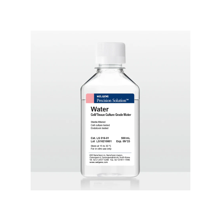 Water, Cell and Tissue Culture Grade 500mL : Saintone(주)