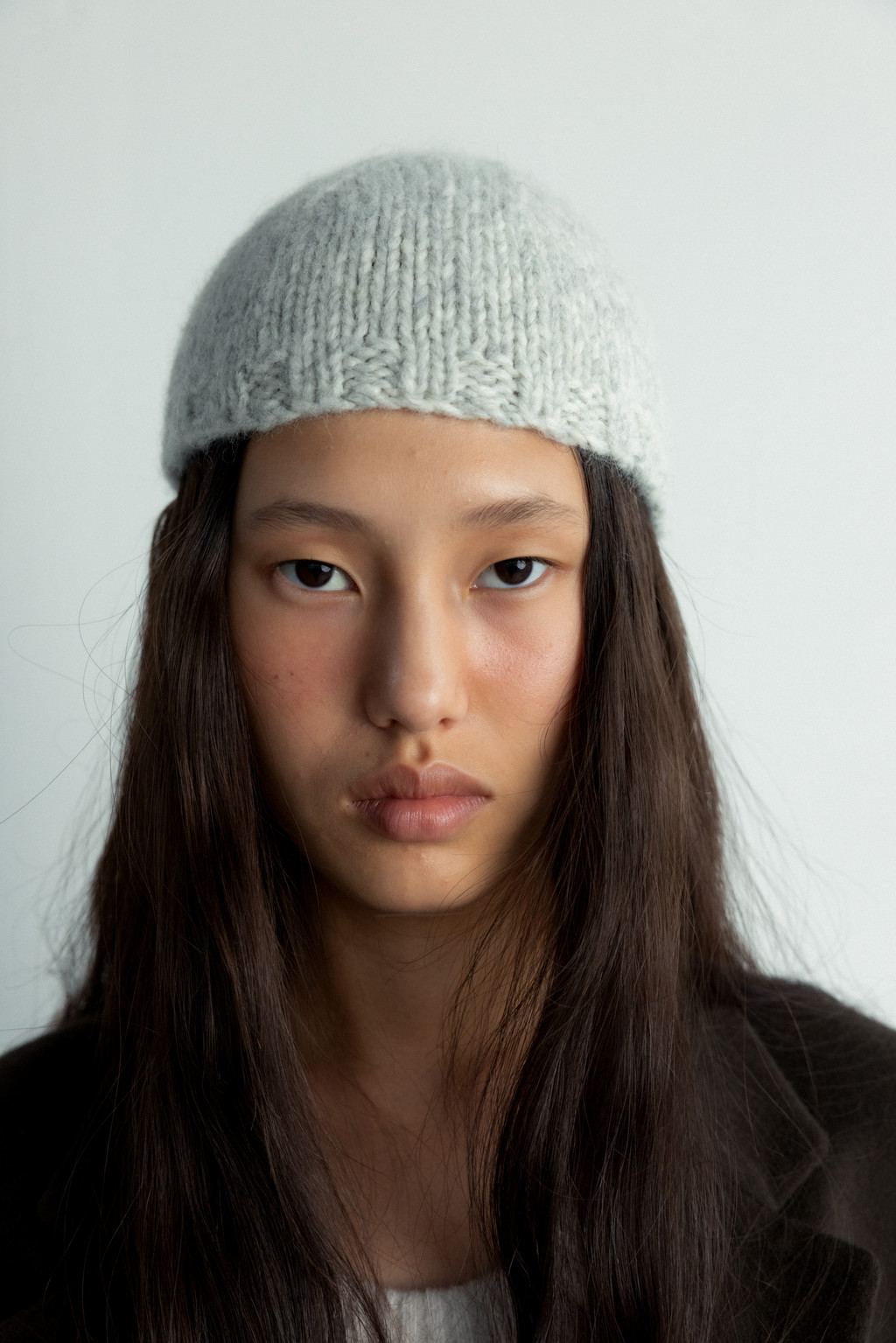 [MONOHA] / ☆ 24FW Alpaca hat / 4 colors Alpaca hat (ivory / brown / gray / black) : MONOHA