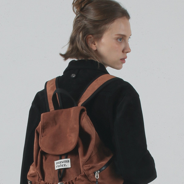 ◆masmarulez◆ Mini suede flap backpack beige 5012536969 Masmarulez] Suede flap backpack _ Mini beige – Nyfashioncity