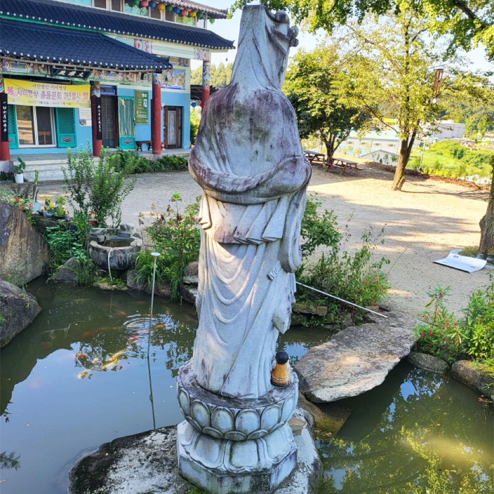 석재 이끼 제거 시공사례 12