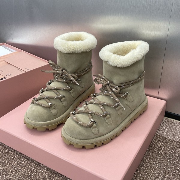 MIUMIU 미우미우 양모 부츠