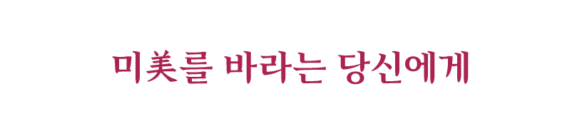 미美를 바라는 당신에게