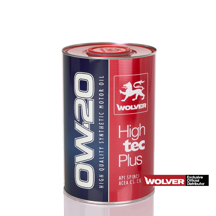 [공식 수입원] Wolver HighTec Plus C5 C6 0W20 / 울버 하이텍 플러스 C5 C6 엔진오일 - 1리터 ...