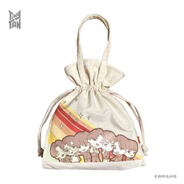 TinyTAN Tie Tote Bag (Dynamite) : Sangsang's Mall (BTS