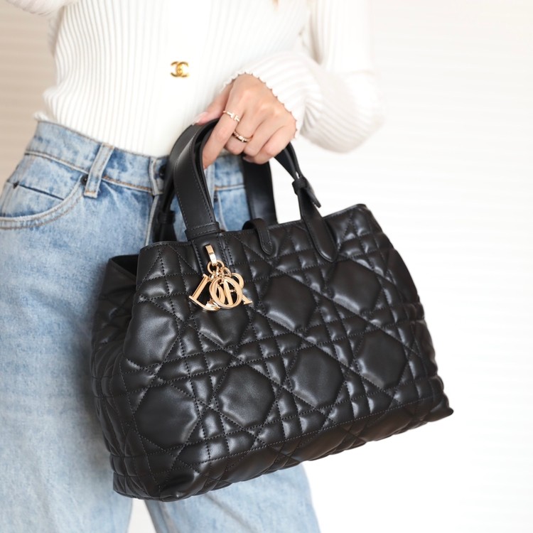 디올 뚜주흐백 미디엄 블랙