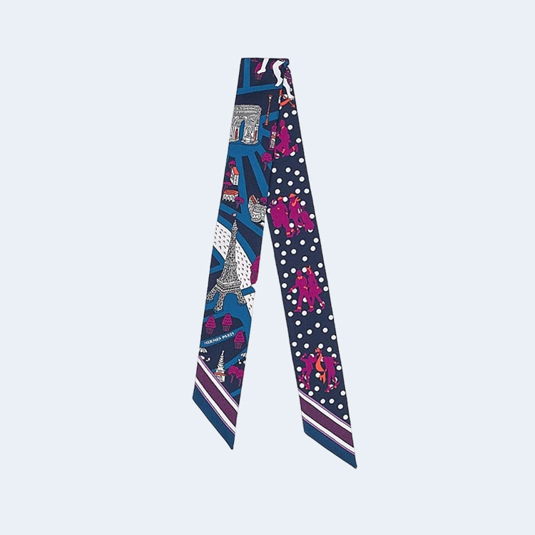 에르메스 Les Nouveaux Amoureux de Paris 트윌리 네이비