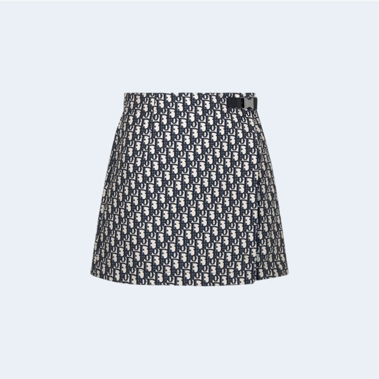 디올 모티브 테크니컬 태피터 스커트팬츠