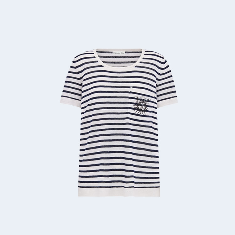 디올 마리니에르 반소매 스웨터