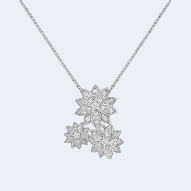 반클리프 앤 아펠 로터스 펜던트 목걸이