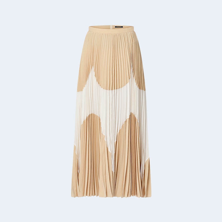 루이비통 앱스트랙트 인서트 플리티드 스커트 1AFEWF
