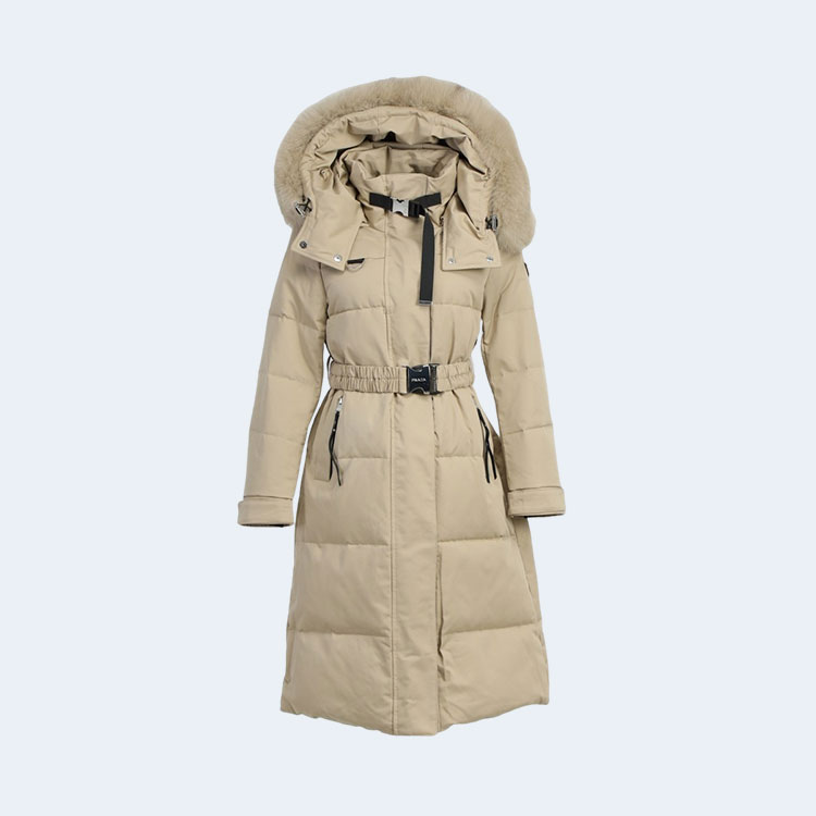 프라다 벨트 다운 패딩