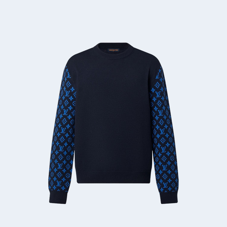 루이비통 모노그램 믹스 캐시미어 크루넥 1AATLS