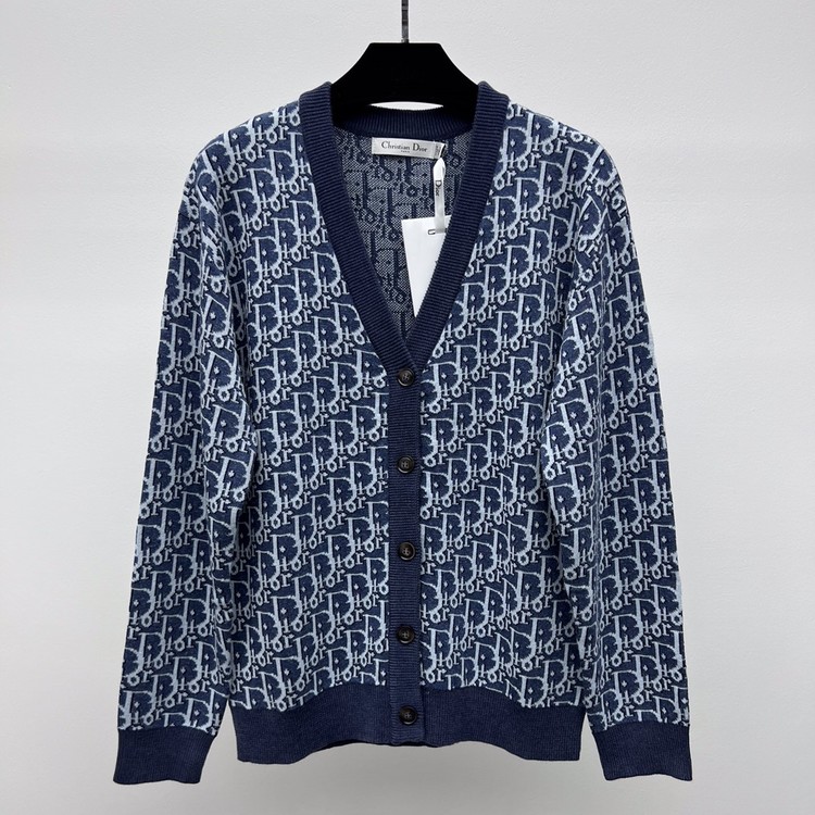 디올 24SS 오블리크 캐시미어 가디건