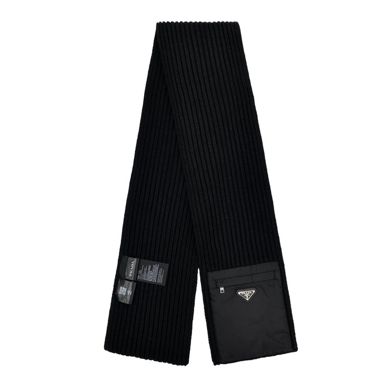 프라다 양모 포켓 머플러