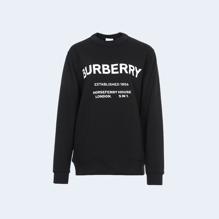 버버리 호스페리 맨투맨 블랙