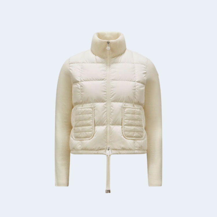 몽클레어 패딩 울 집업 가디건