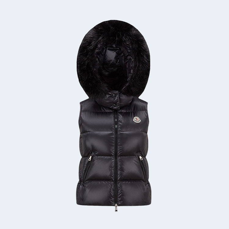 몽클레어 갈리뉴 다운 패딩 조끼 블랙