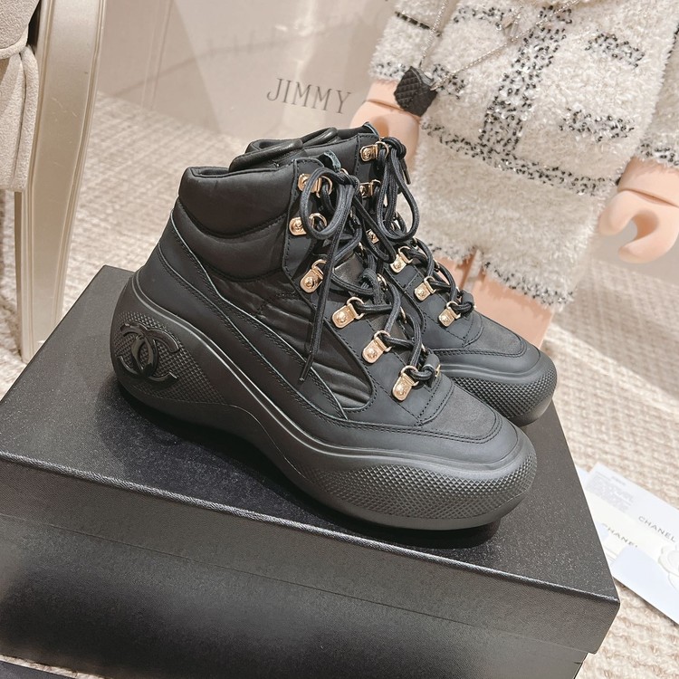 샤넬 23K 레이스업 하이탑 스니커즈