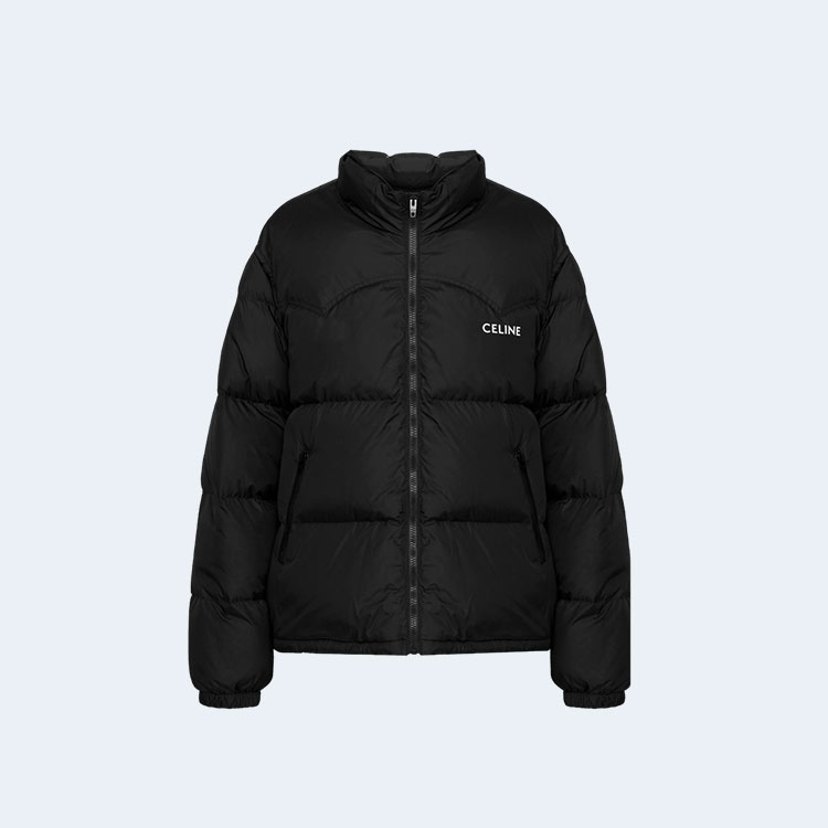 셀린느 로고 프린팅 패딩 자켓