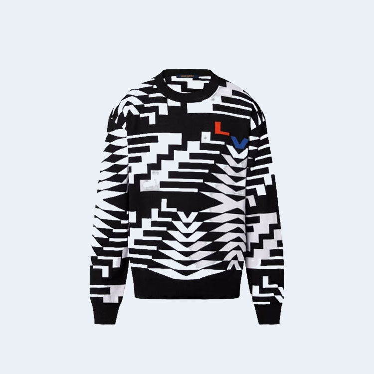 루이비통 울 풀오버 자카트 스웨터