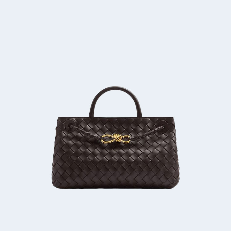 보테가 베네타 스몰 안디아모 백 E/W 블랙