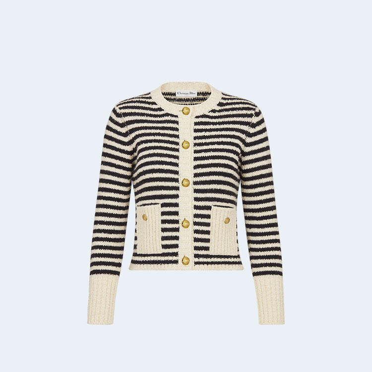 디올 마리니에르 울 니트 가디건