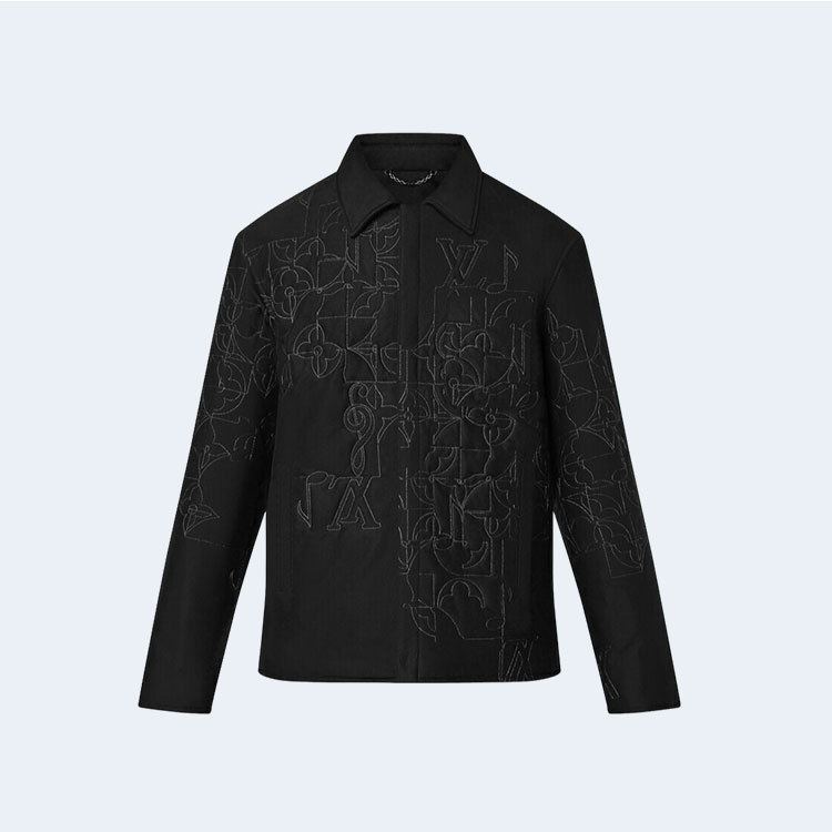 루이비통 뮤직 라인 엠브로이디드 퀄트 자켓
