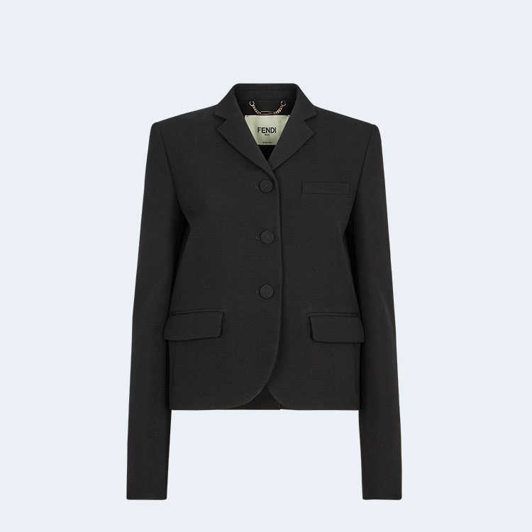 펜디 그랑 드 뿌드르 울 자켓