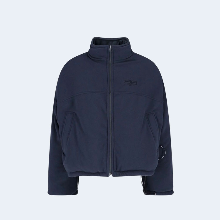 발렌시아가 BB 로고 리버시블 푸퍼 자켓