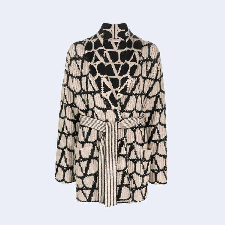 발렌티노 가라바니 캐시미어 가디건 코트