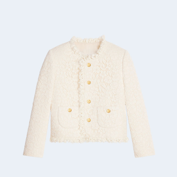 셀린느 샤세르 귀피르 레이스 자켓