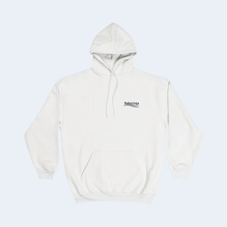 발렌시아가 폴리티컬 캠패인 미디엄 핏 후드