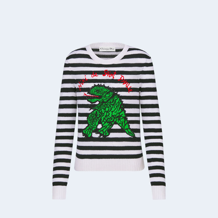 디올 엠브로이더드 마리니에르 스웨터