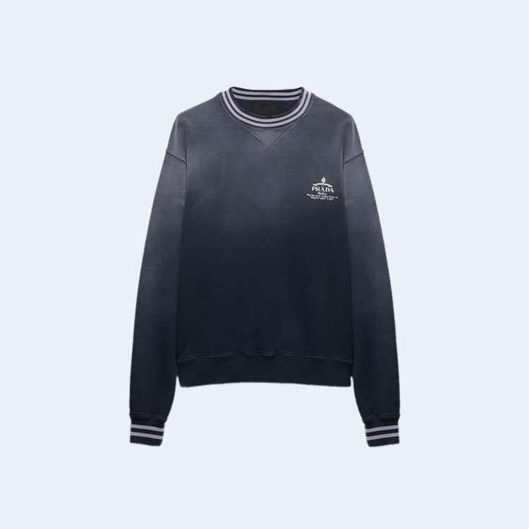 프라다 코튼 스웨트셔츠