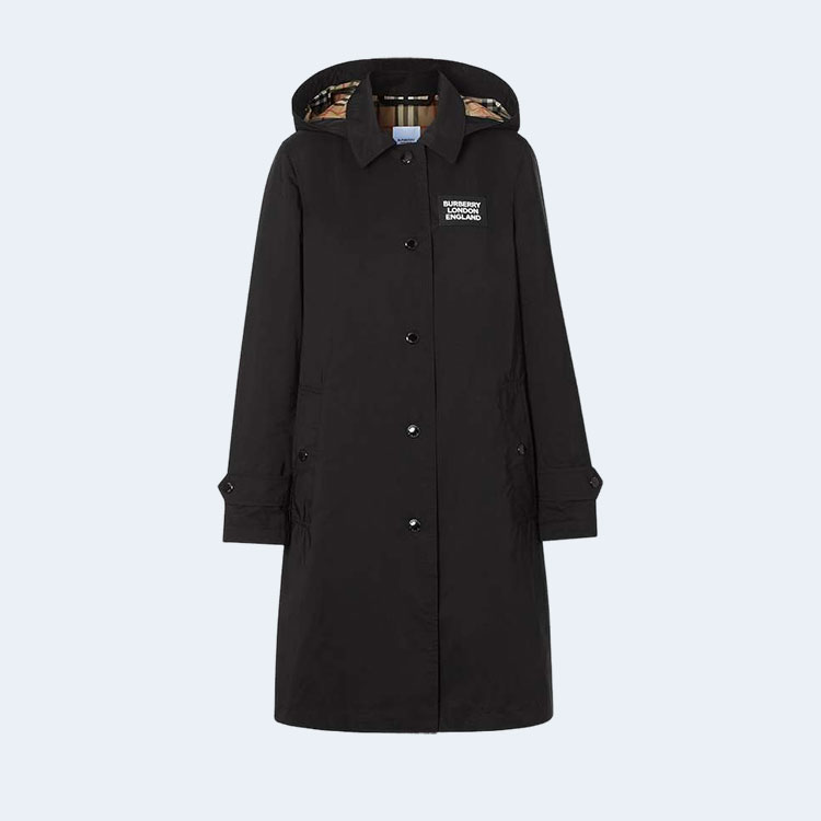 버버리 디태처블 쉐이프 코트
