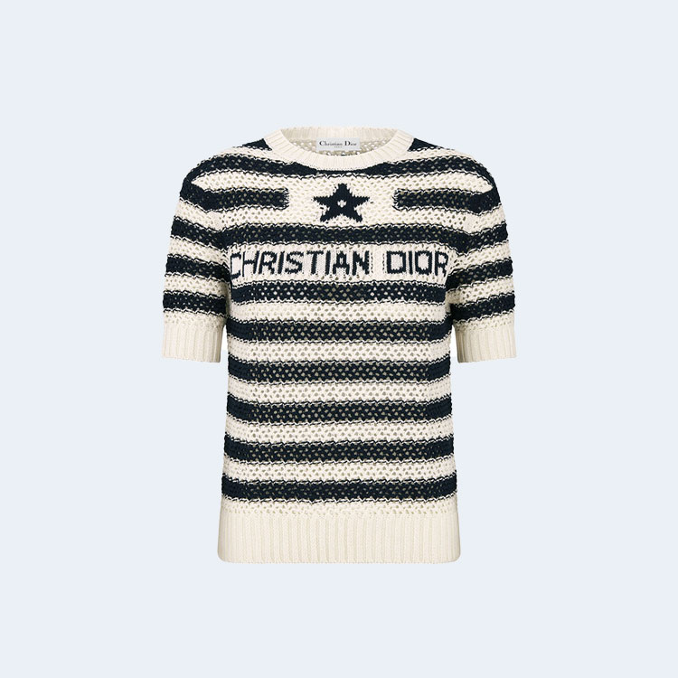 디올 마르니에르 반소매 스웨터 니트