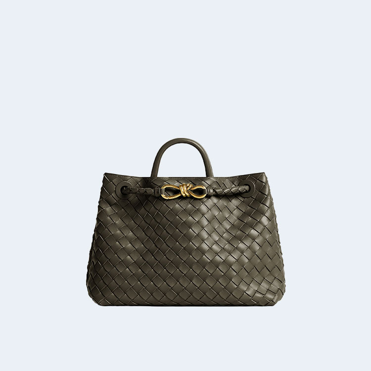 보테가 베네타 미디엄 안디아모 백 카키