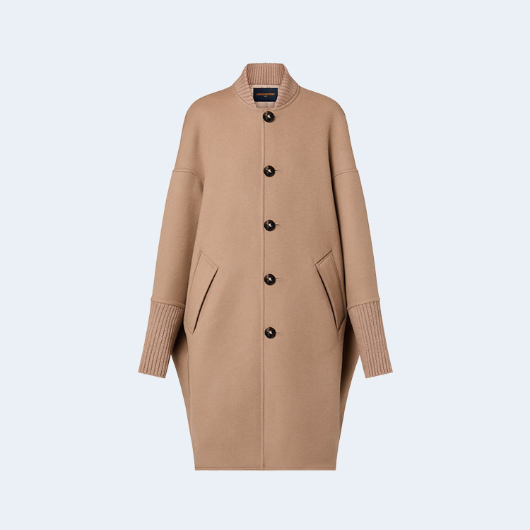 루이비통 슬러치 롱 봄버 코트 1AC1YW